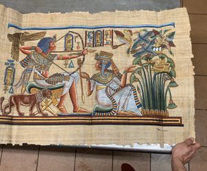 Tania papyrus unframed picture