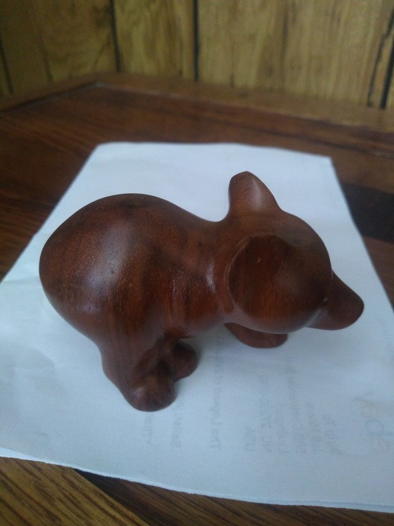 Amanda Crowe Hand Carved Bear