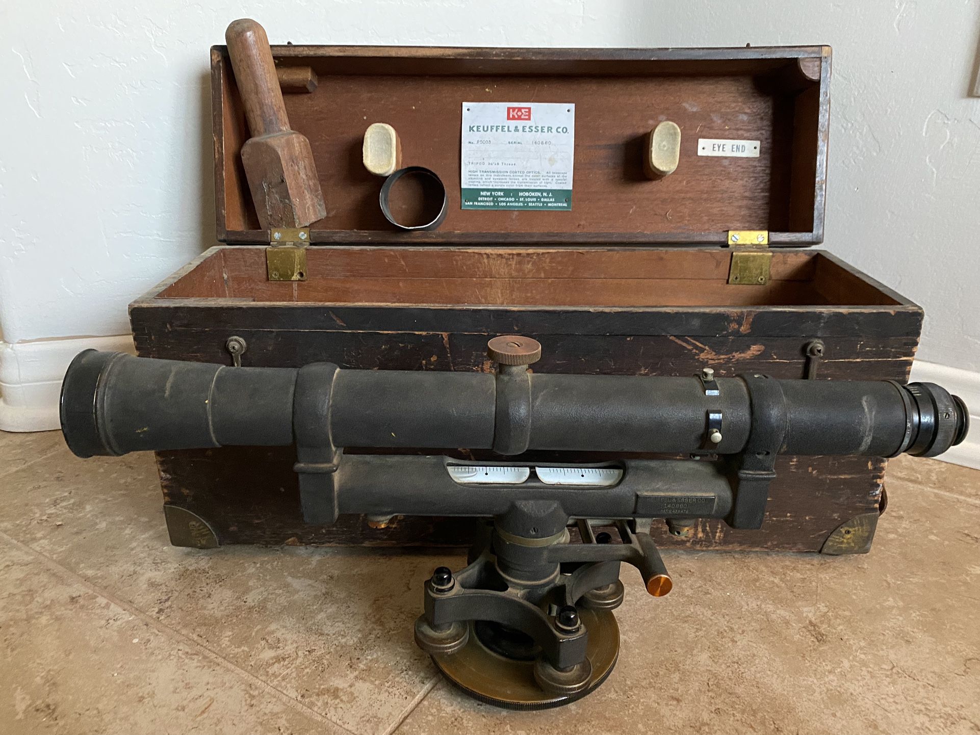 Antique Keuffel & Esser Transit Level P5003