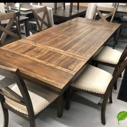 Extension Dinings Tables and  6 Chairs 