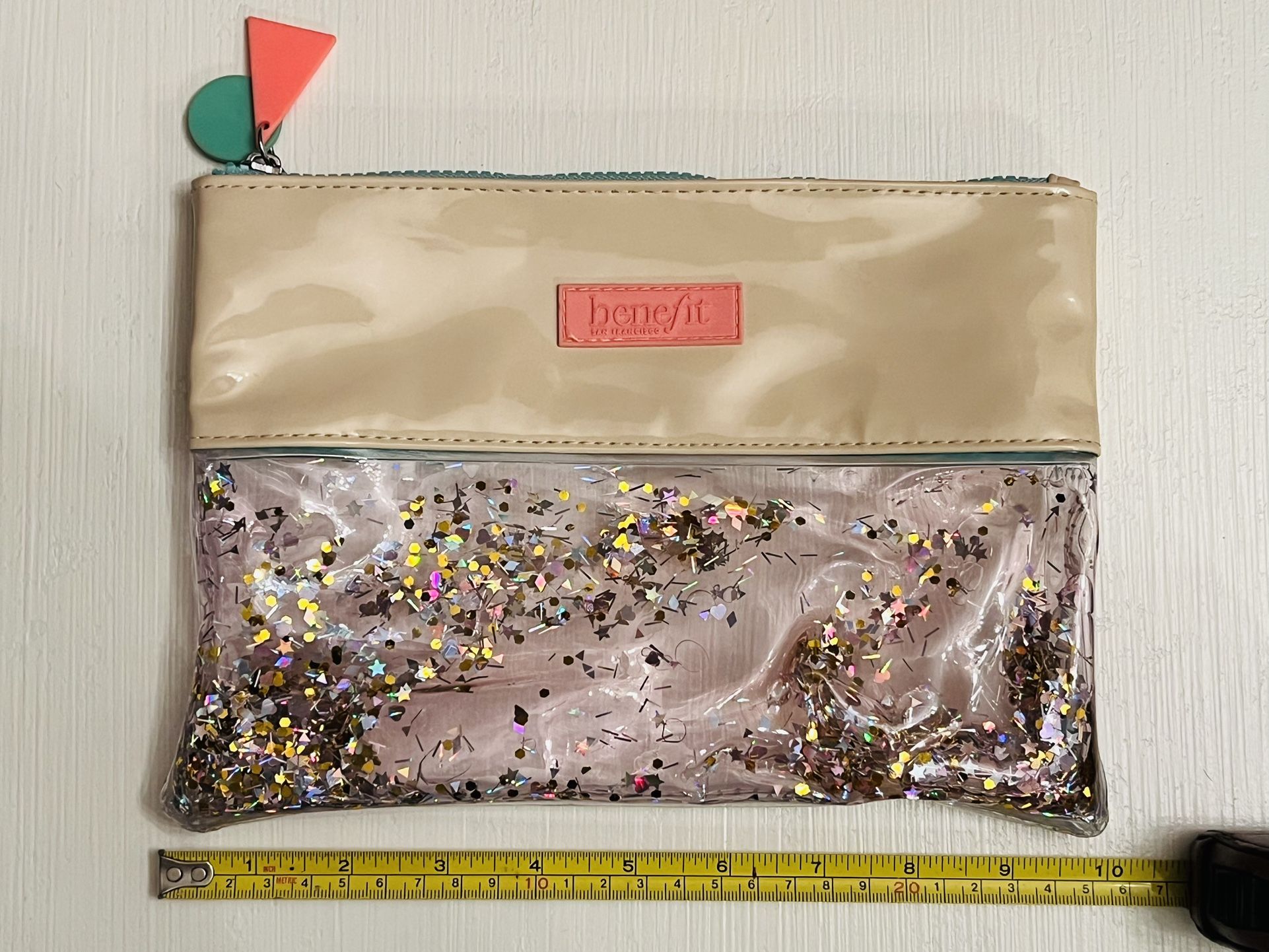 Benefit Cosmetics Large Confetti Zip Makeup Bag