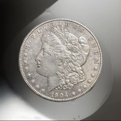 1904s Morgan silver Dollar