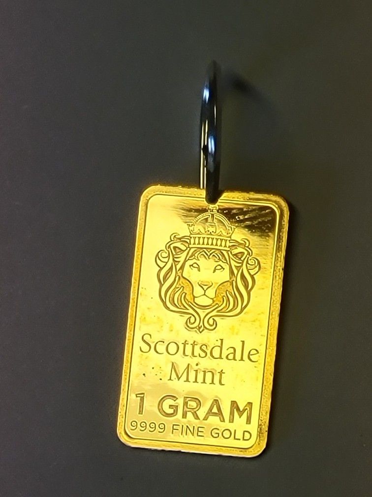 .9999 24k Solid Gold 1g Pendant 