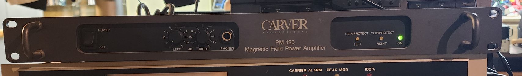Carver PM-120 Professional Magnetic Field Power Amplifier For Sale 