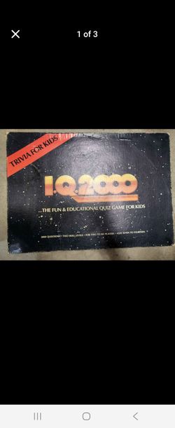 IQ 2000 Trivia Board Game for Kids