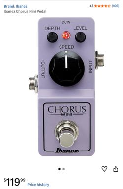 Ibanez Chorus Mini Pedal