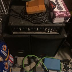 Amp Set + Microphone (Singing/Guitars)