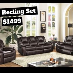 Sofa & Love Seat Recliner 