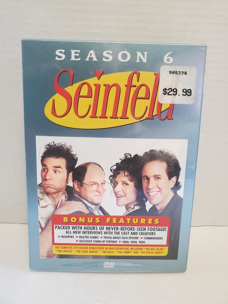 Seinfeld Season 6 DVD Box Set Sealed New