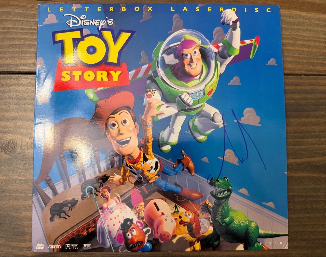 Authenticated Format Tim Allen Signed “Toy Story” Letterbox LaserDisc – Beckett ...