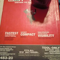 1/4 Hex Impact Driver 