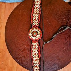 Native American Beaded Belt