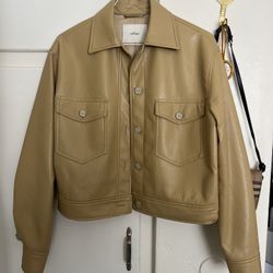 Women’s Aritzia Leather Jacket Size XXS