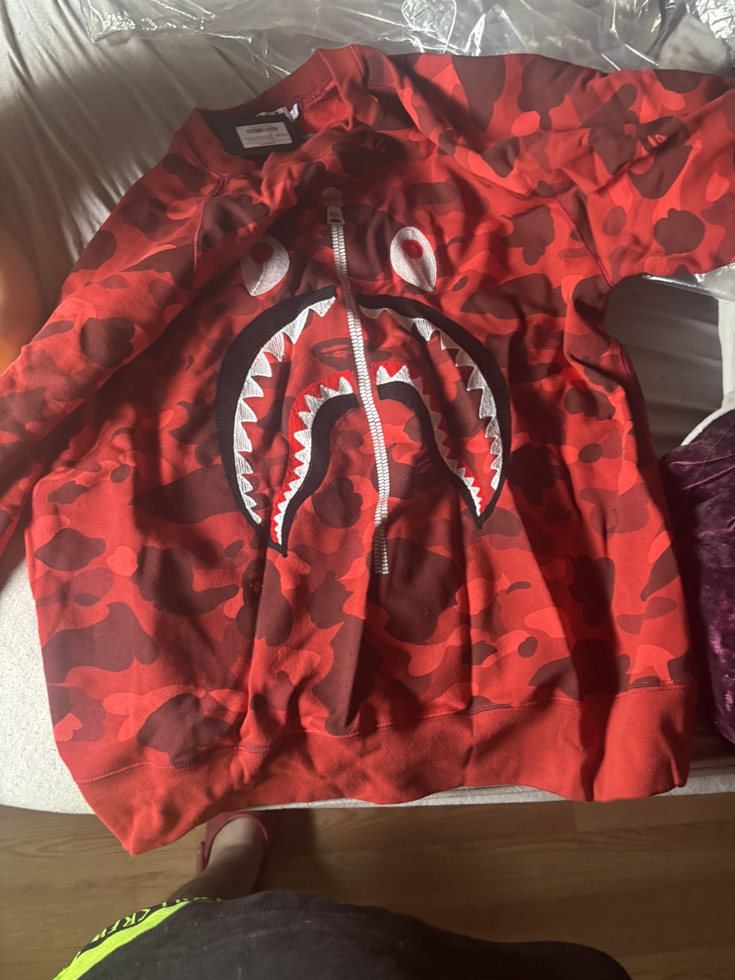 2XL Bape Pull Over Sweater (no Hood)