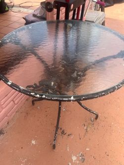 Glass table