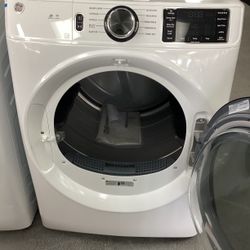Ge Front Load Electric Dryer in 4 Way Venting with HE Sensor Dry and White