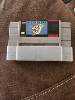 Super mario World. For the super nintendo