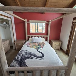 Bedroom Furniture, Set Of 4 (Including Mirror)