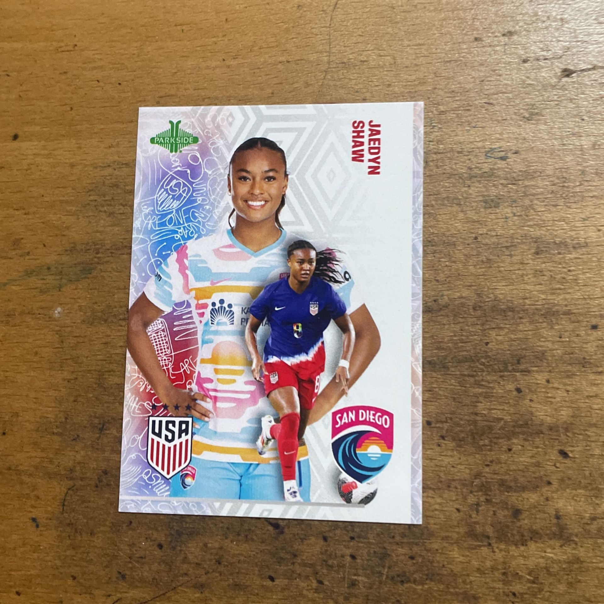 2024 PARKSIDE JAEDYN SHAW ONE NATION ONE TEAM CARD