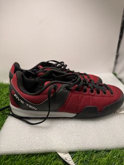 Five Ten Low-Top Sneakers Red and Black men’s size 9