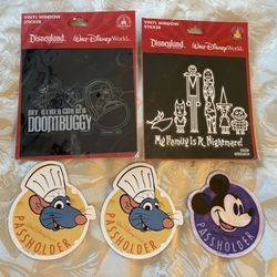 Passholder magnets  And Car Decals 