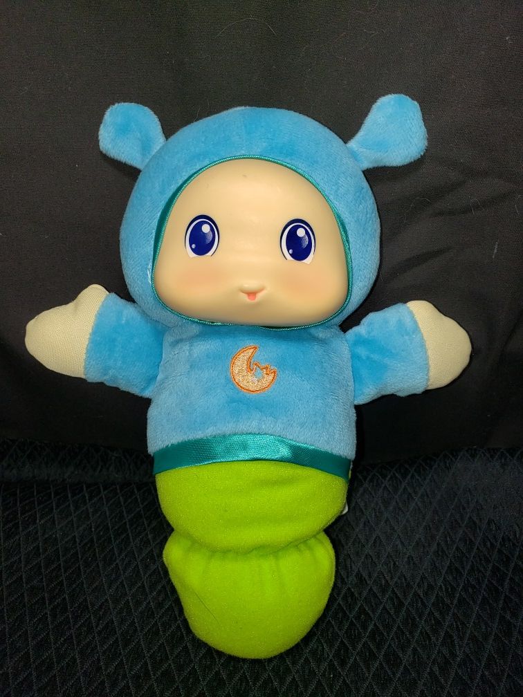 Playskool lullaby Gloworm blue