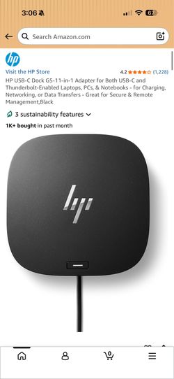 HP USB-C Dock G5 11-in-1 Adapter