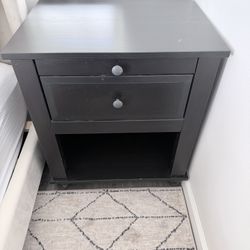 BLACK IKEA Nightstands (2) 