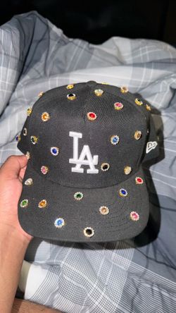LA new era snap rhinestone embroidered