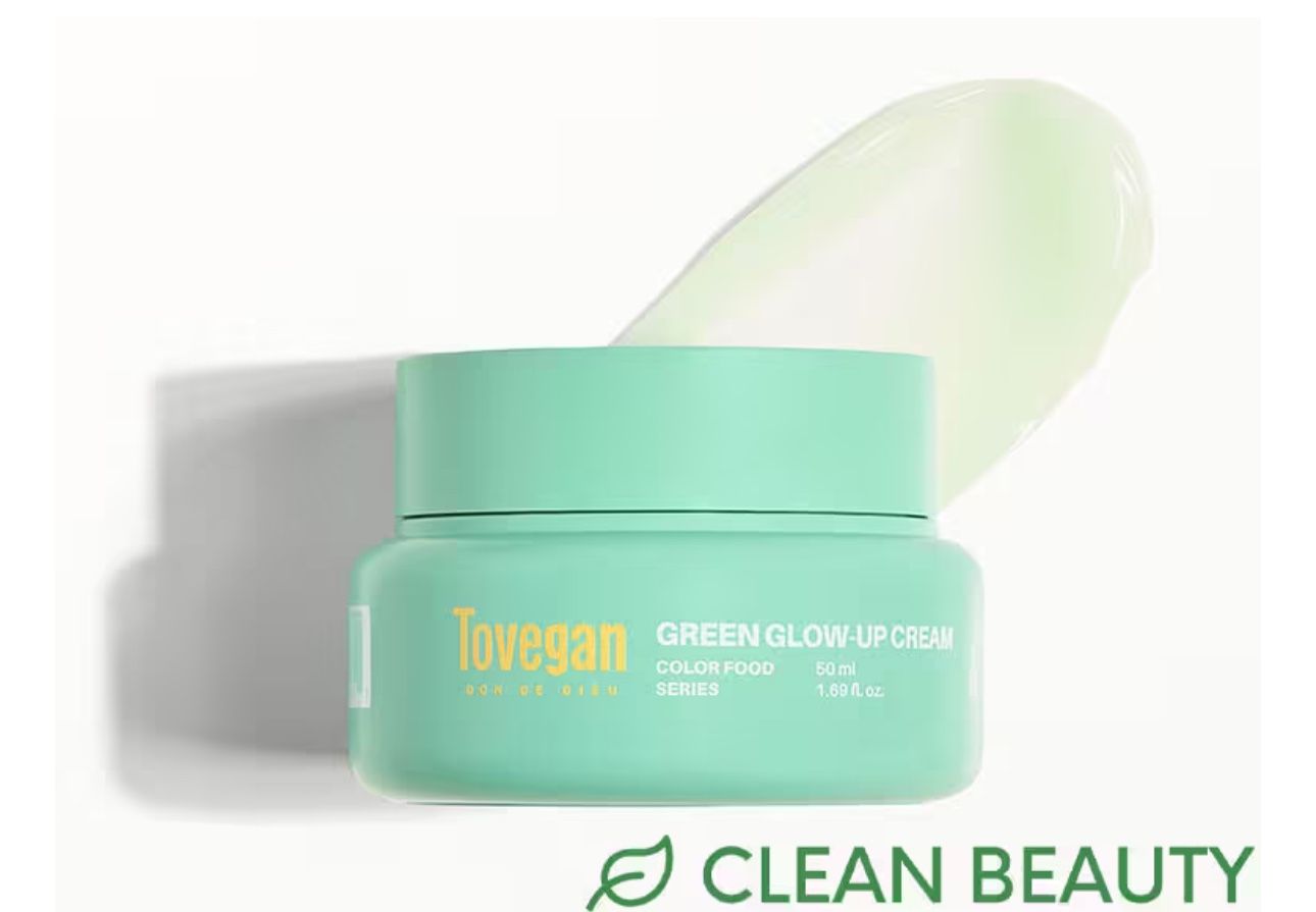 TOVEGAN Green Glow Cream, Sealed New!