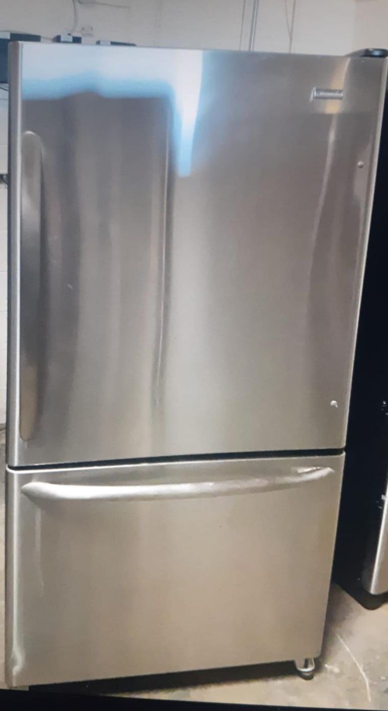 Kitchen Aid Bottom Freezer Stainless Steel Refrigerator