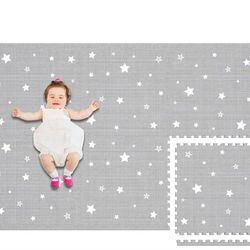 Baby Play Mat - 4FT x 6FT Non-Toxic Foam Puzzle
Floor Mat for Kids & Toddlers