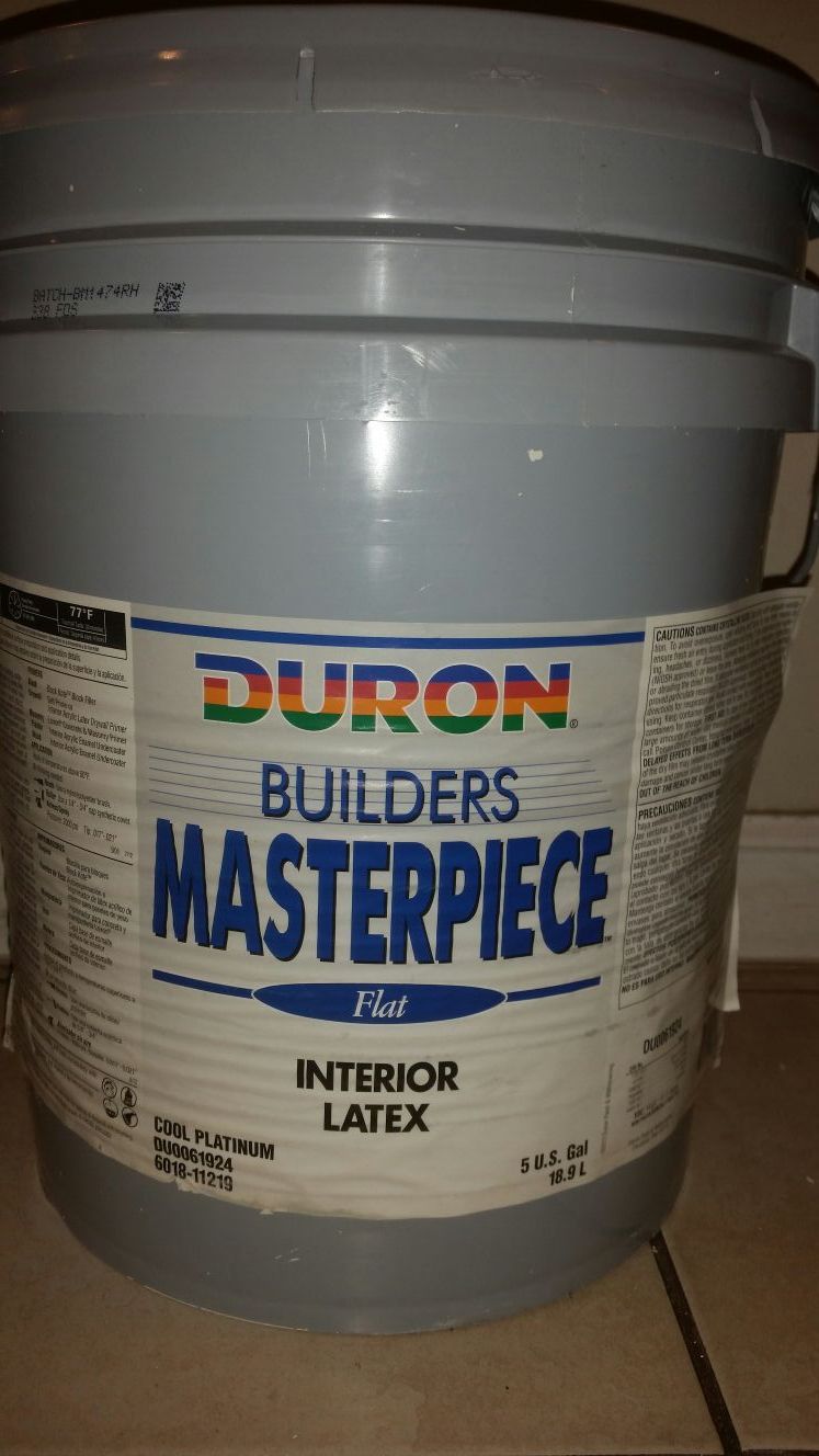 DURON INTERIOR PAINT/ cool platinum