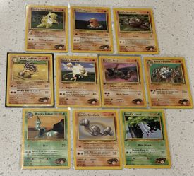 Brock’s Pokemon Cards