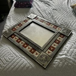 Hand Painted Longhorn Frame/Mirror
