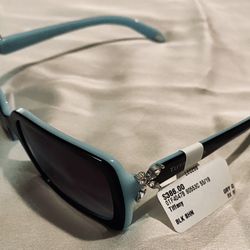 NWT Tiffany Black & Tiffany Blue Women’s Sunglasses 