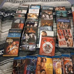 USED BLUE-RAYS AND REGULAR DVD'S