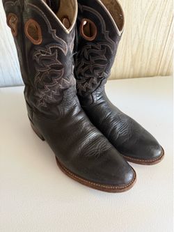Black dress boots