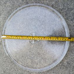 12 inch Microwave Turning Round Glass