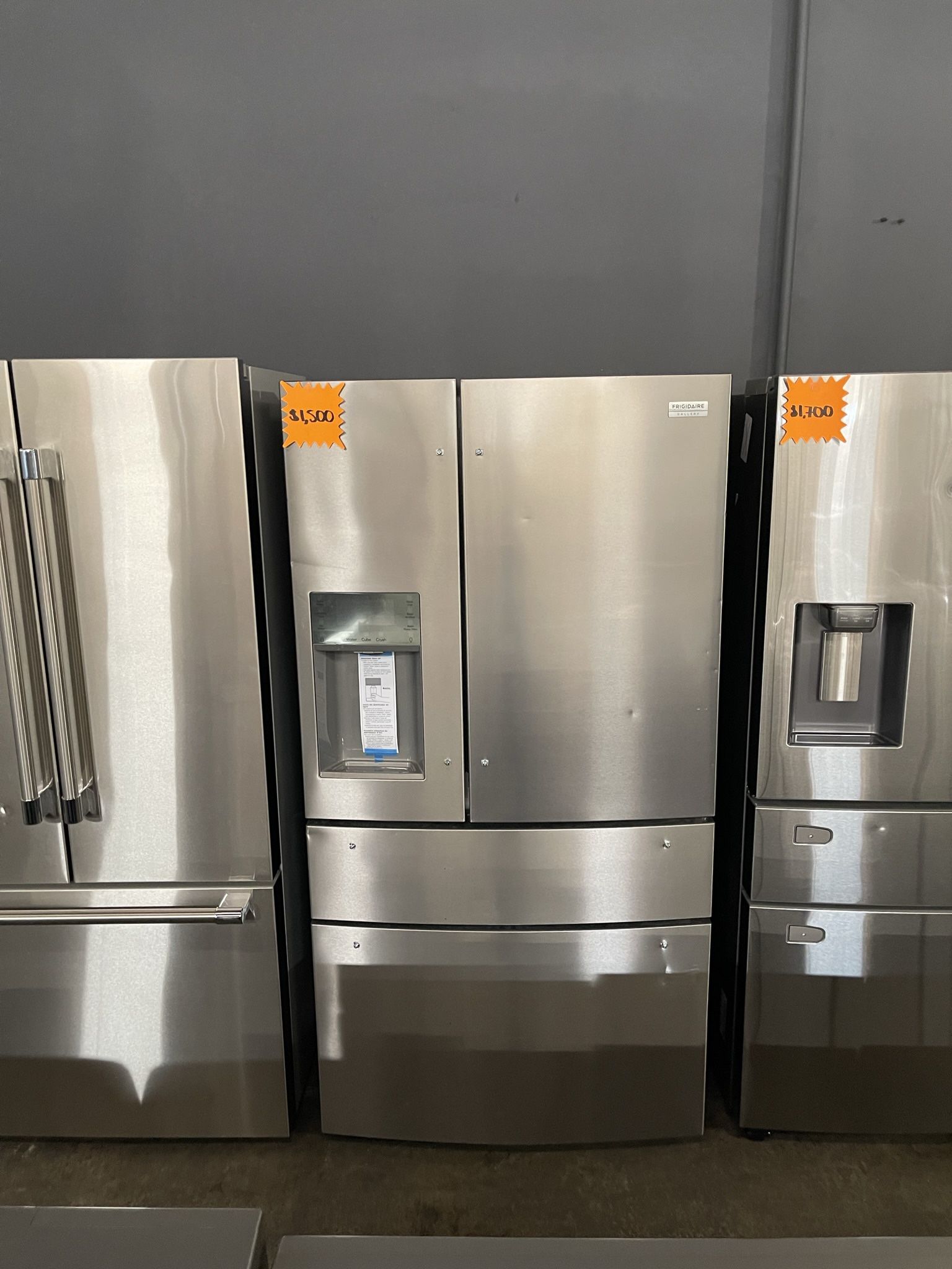 frigidaire refrigerator counter depth brand new