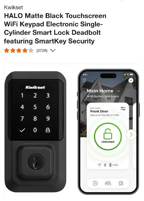 2 Wifi Enabled Smart deadbolt Locks