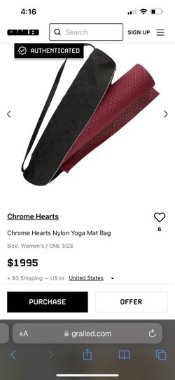 Chrome Hearts Yoga Mat
