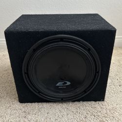 Alpine Subwoofer with box (10 Inch)