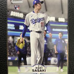 2025 Roki Sasaki Stadium Club Rookie Card