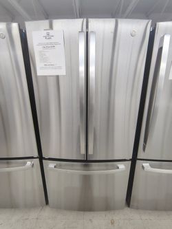 GE 18.6 cu. ft. Counter Depth French Door Refrigerator In FingerPrint Resistant Stainless Steel