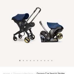 Doona Stroller/carseat/baby Carrier With Base For Car