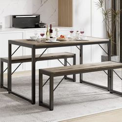 Dining Set Table Bench 