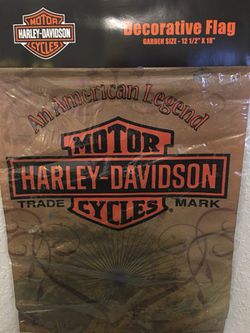 Harley Davidson garden flag