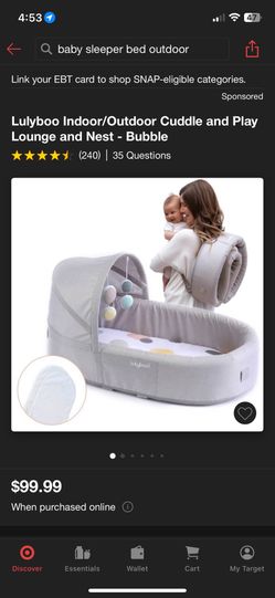New Baby Lulyboo Indoor And outdoor Cuddle And Lounge