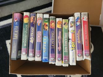 Disney assorted vhs cartoons